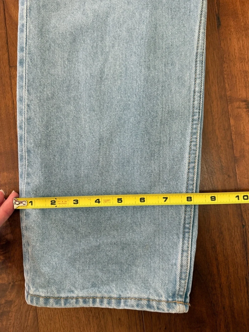 H&M Relaxed Light Blue Straight-Leg Men's Jeans
